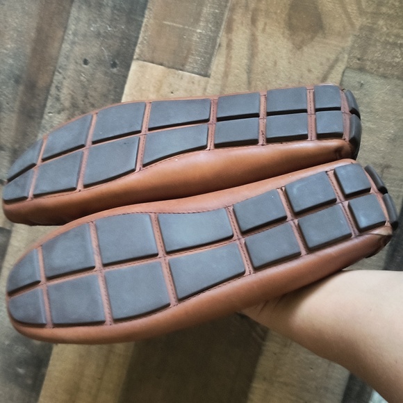 Vince Camuto Esmail Driving Loafer Cognac Sz 12 Men - Picture 15 of 17